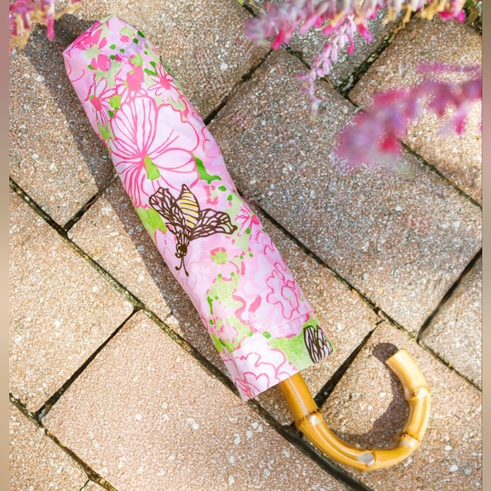 Lilly Pulitzer Travel Umbrella - Picture 5 of 9